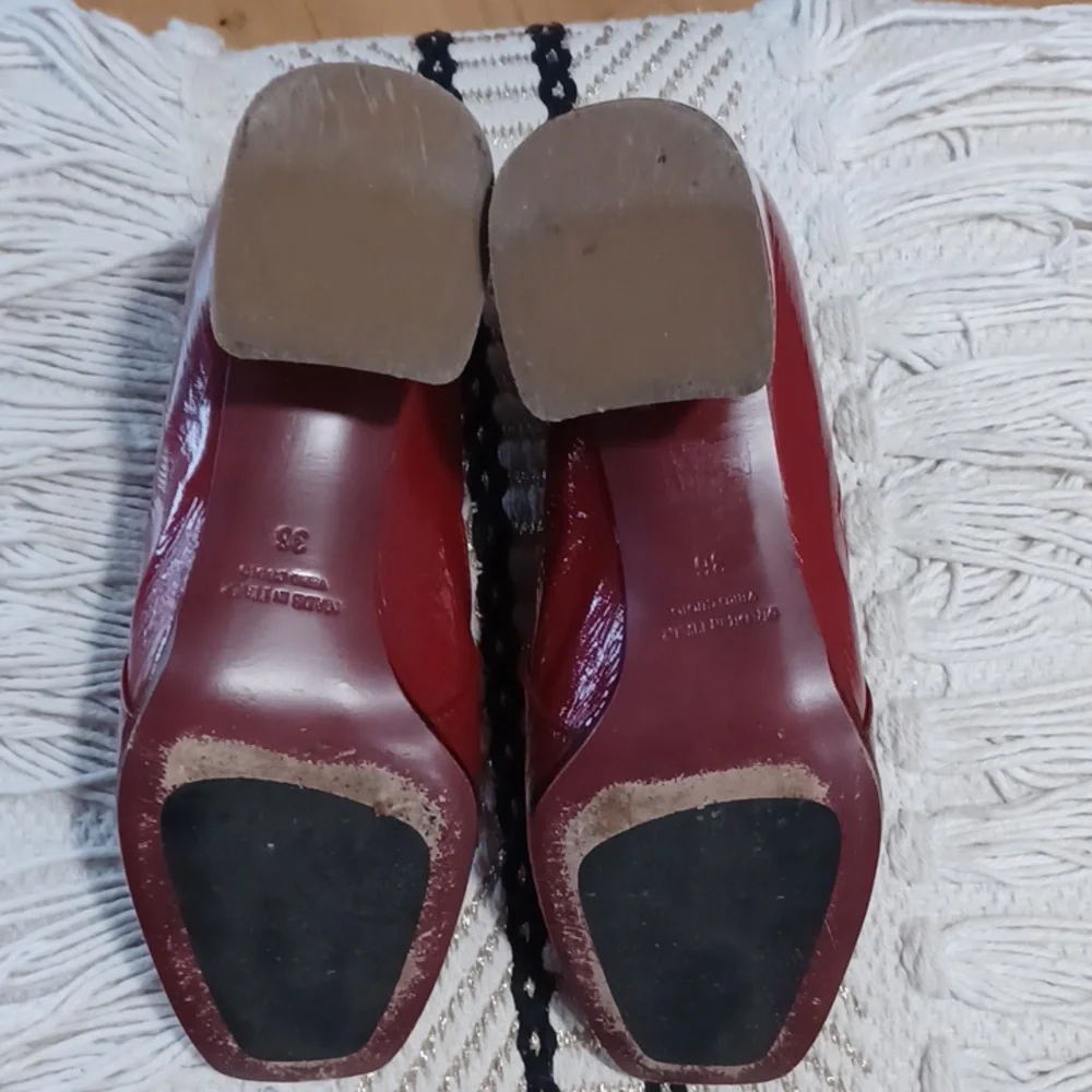 Italian red shoes - Picture 3 of 6